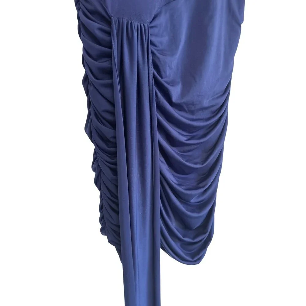 Nookie Enigma Mini Dress in Navy X-Small New Womens Long Sleeve Cocktail - Picture 8 of 11